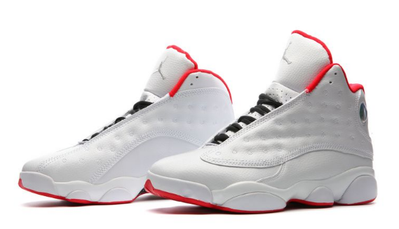 Air Jordan 13 History of Flight White University Red Metallic Silver